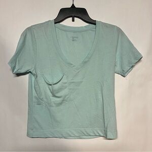 Z Supply Light Blue V-Neck Women's Top